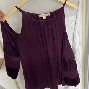 LOFT Brand New Shoulder Cutout Top